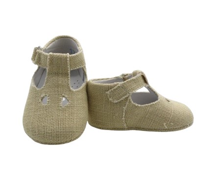 Scarpa culla due occhi in lino