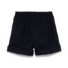 Bermuda con elastico in vita e risvolto