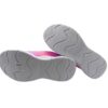 Scarpa ginnica con finti lacci e velcro con led