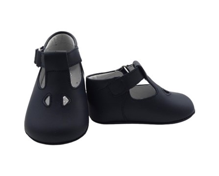 Scarpa culla due occhi in pelle