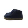 Sneaker primo passo in camoscio con lacci