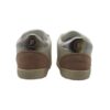 Sneaker primo passo in pelle e camoscio con doppio velcro