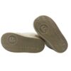 Sneaker primo passo in pelle e camoscio con doppio velcro