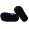 Sneaker in camoscio e tessuto con doppio velcro