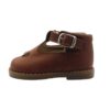 Scarpa due occhi in pelle con fibbia