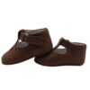 Scarpa culla due occhi in pelle