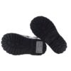Anfibio in pelle laminata con lacci e zip