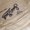 Borsa in tela di cotone a righe con tracolla