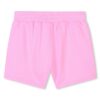 Short in felpa con stampa glitter