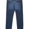Jeans straight scuro sfumato