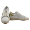 Sneaker in pelle e camoscio con lacci