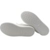 Sneaker in pelle con lacci in raso