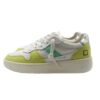 Sneaker in pelle e camoscio con lacci