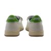Sneaker in pelle con doppio velcro