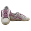 Sneaker in pelle e camoscio con lacci
