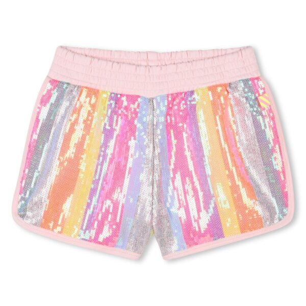Short a righe in pailettes