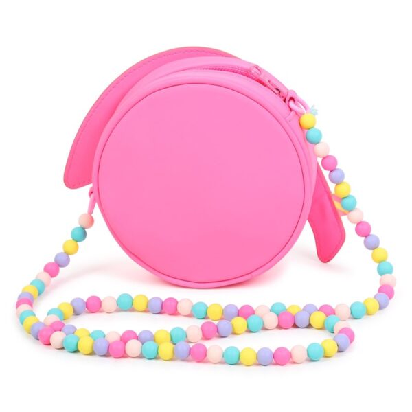 Borsa uccellino con tracolla perline