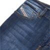 Jeans straight scuro sfumato