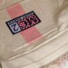 Borsa in tela di cotone a righe con tracolla