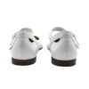 Ballerina in pelle con cinturino