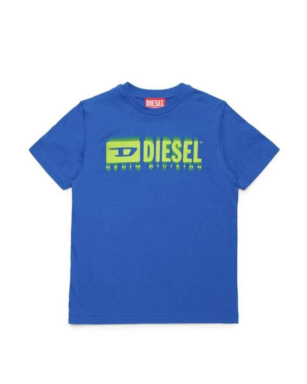 T-shirt con logo degradÉ