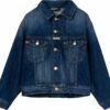 Giubbotto in denim con taschine
