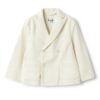 Blazer doppio petto in cotone gessato