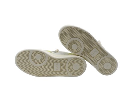Sneaker in pelle e camoscio con lacci
