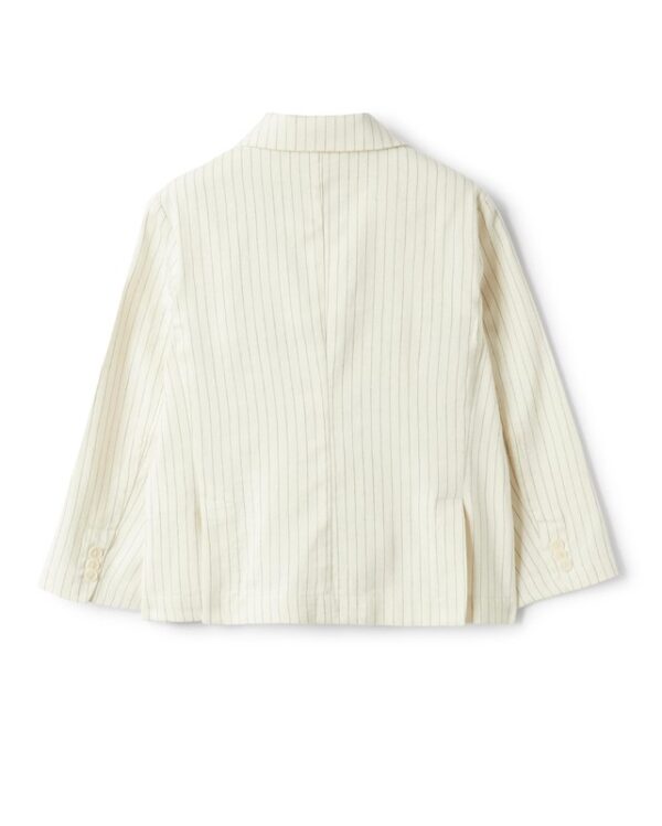 Blazer doppio petto in cotone gessato