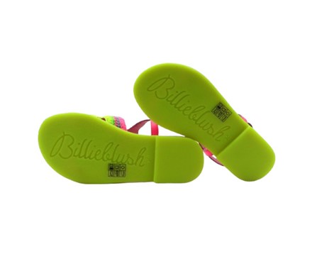 Sandalo fascia uncinetto con fibbia