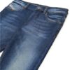 Jeans straight scuro sfumato