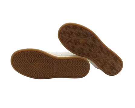 Sneaker in pelle e camoscio con lacci