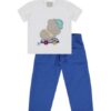 Completo t-shirt con orsetto e pantalone