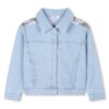 Giacca denim con pailettes sul retro