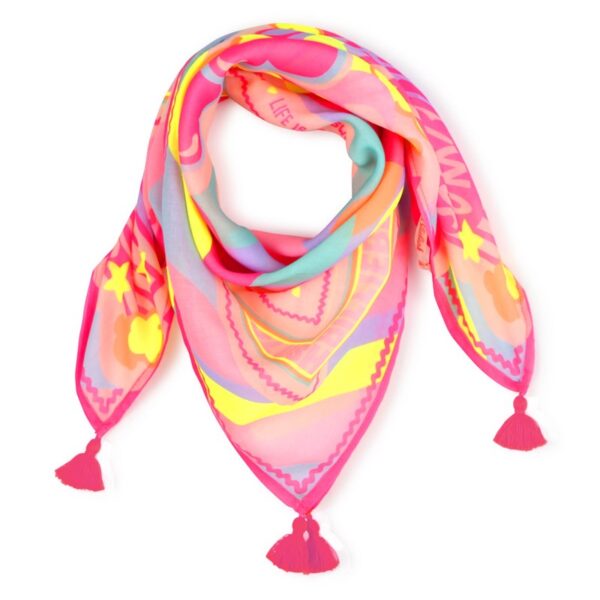 Foulard quadrato fantasia cuori