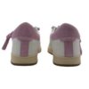Sneaker in pelle e camoscio con lacci