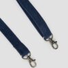 Borsa in tela di cotone a righe con tracolla
