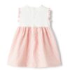 Vestito smanicato con ricamo