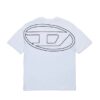 T-shirt con maxi logo oval d sul retro