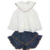 Completo casacca con profilo e short con rouches
