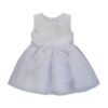Vestito smanicato scollo ondulato