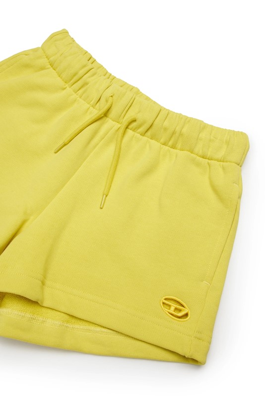 Short in felpa con logo oval d
