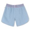 Short denim con ricamo