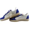 Sneaker in pelle e camoscio con lacci