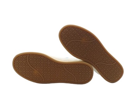 Sneaker in pelle e camoscio con lacci