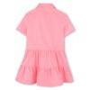 Vestito chemisier mezza manica con stampa glitter