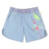 Short denim con ricamo