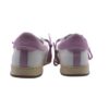 Sneaker in pelle e camoscio con lacci