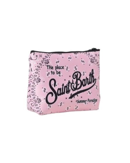 Pochette in neoprene stampa bandana