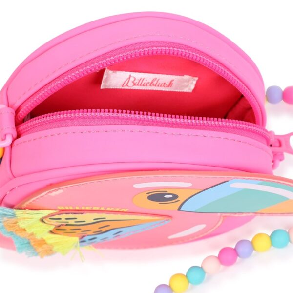 Borsa uccellino con tracolla perline
